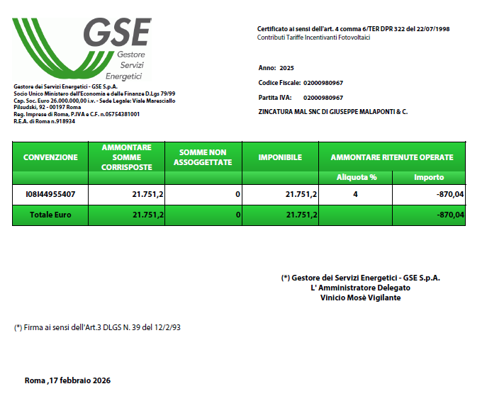 gse zincatura mal